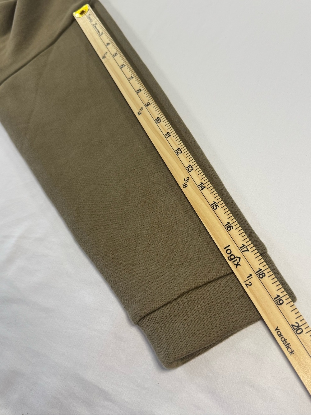 Madewell MWL Women's XS Earthy Green Mock Neck Sweater w/ Front Pocket & Buttons - Picture 13 of 13